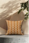 KETEN DESENLİ MODERN MOTİFLİ ÇİFT TARAFLI DİJİTAL BASKILI KIRLENT KILIFI 4'LÜ SET ( KRL 02 )