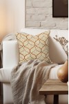 MODERN ABSTRACT DESENLİ SOYUT MOTİFLİ ÇİFT TARAFLI DİJİTAL BASKILI KIRLENT KILIFI 4'LÜ SET ( KRL 24 )