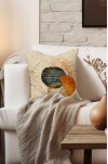 MODERN ABSTRACT DESENLİ SOYUT MOTİFLİ ÇİFT TARAFLI DİJİTAL BASKILI KIRLENT KILIFI 4'LÜ SET ( KRL 24 )