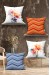 MODERN ÇİÇEK MOTİFLİ ÇİFT TARAFLI DİJİTAL BASKILI KIRLENT KILIFI 4'LÜ SET ( KRL 37 )