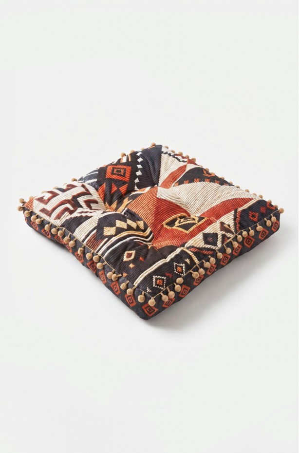 CANİLA Bohem  Desenli Etnik Sandalye Minderi 43x43x7 Cm 1 ADET ( MİNDER 1 )