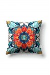 CANİLA BUTTERFLY Motif Desenli Çok Renkli Kare Kırlent 43 x 43 Cm Çift Taraflı Kırlent Kılıfı 1 ADET ( BUTTERFLY 2 )