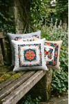 CANİLA BUTTERFLY Motif Desenli Çok Renkli Kare Kırlent 43 x 43 Cm Çift Taraflı Kırlent Kılıfı 1 ADET ( BUTTERFLY 3 )