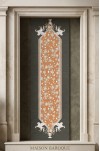 PEGASUS desenli Masa Runner. 45 x 145 cm 1 Adet Dikişli Runner 1 ADET ( PEGASUS R1 )