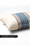 SAFİR Dijital Baskılı Bordür Desenli Dikdörtgen Kırlent Kılıfı 33 X 53 Cm Çift Taraflı Kırlent Kılıfı 1 ADET ( SAFİR 1 )