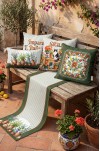 CANİLA SİCİLİA Çiçek Desenli Modern Detaylı Runner 45 x 145 Cm 1 ADET 1 ADET ( SİCİLİA R1 )
